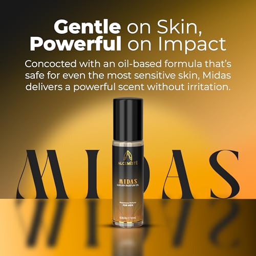 MIDAS - Concentrated Pheromone Cologne For Men - Long-Lasting Men's Cologne - 0.34 oz (10 mL)