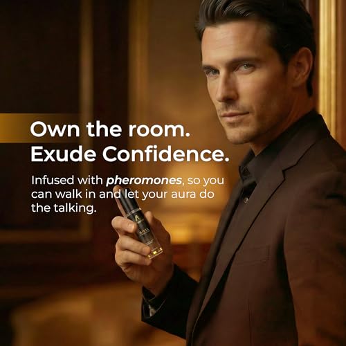 ALCEMÍSTÉ Concentrated Cologne For Men - Long-Lasting Mens Cologne - Pheromones-Infused Oil-Based Perfume For Him - Intense Formula - Travel Size, Rollerball Fragrance - 0.34 oz (10 mL)