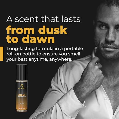 MIDAS - Concentrated Pheromone Cologne For Men - Long-Lasting Men's Cologne - 0.34 oz (10 mL)