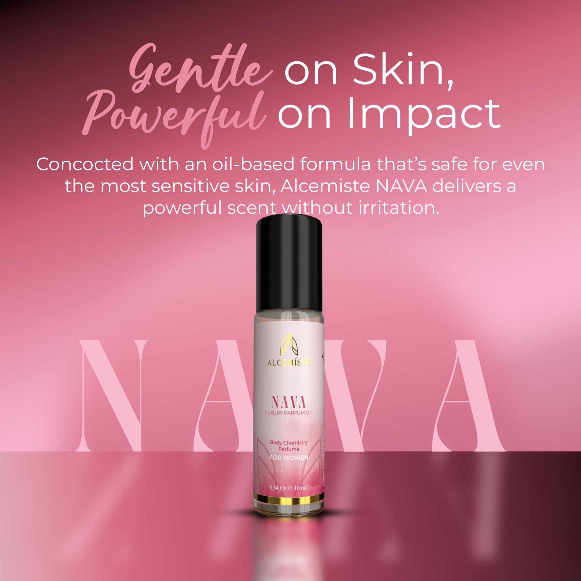 ALCEMÍSTÉ Concentrated Pheromones Perfumes For Women - Premium Enhanced Scents Feromonas Perfume Oil Cologne - Travel Size, Rollerball with Sweet, Floral, Feminine Scent 0.34 oz (10 mL)