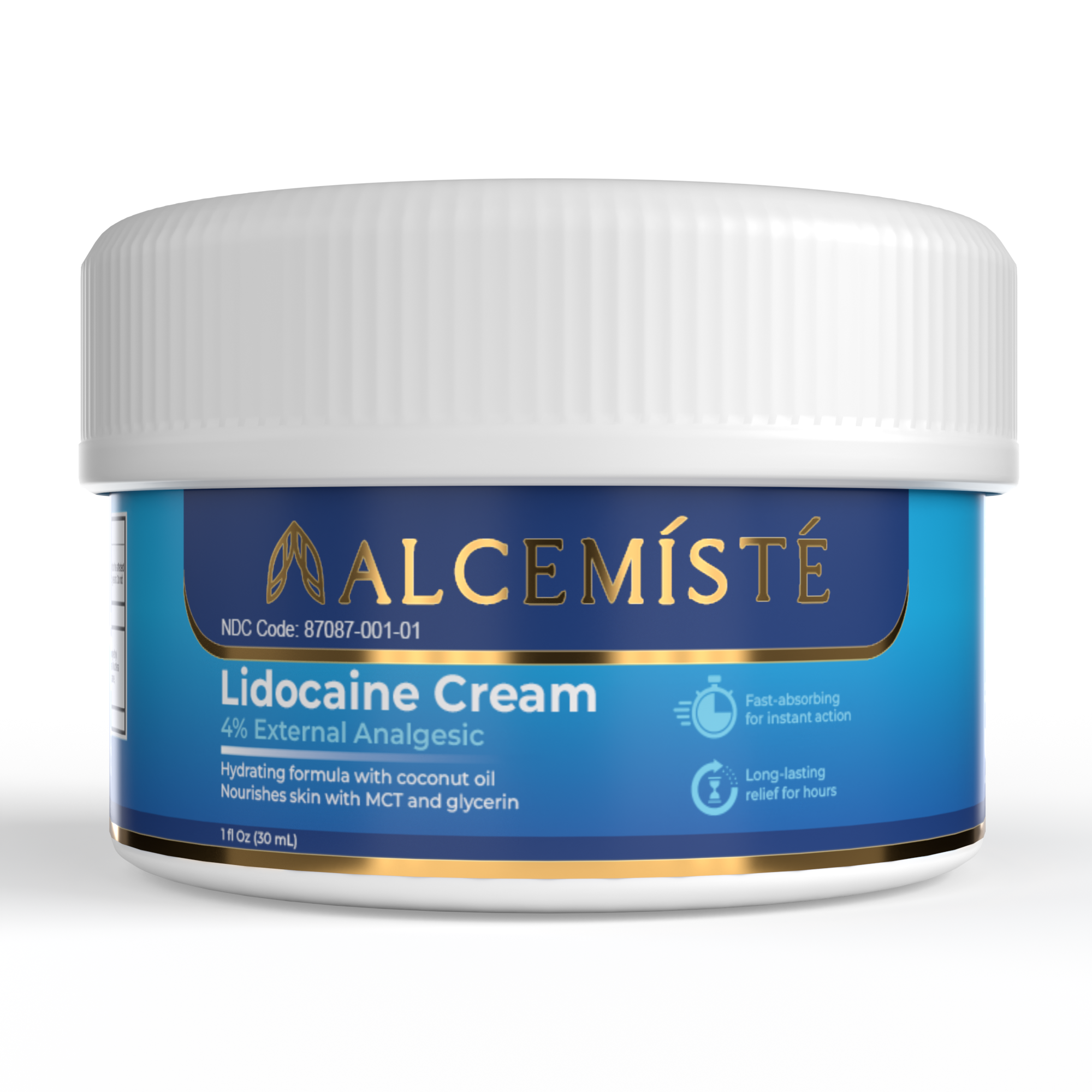 Premium Lidocaine Numbing Cream Extra Strength – Professional-Grade 4% Formula For General Use – Fast-Acting, Long-Lasting Topical Anesthetic Cream for Temporary Relief of Minor Skin Discomfort (1 oz)