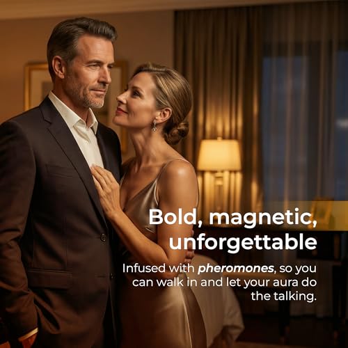 ALCEMÍSTÉ Concentrated Cologne For Men - Long-Lasting Mens Cologne - Pheromones-Infused Oil-Based Perfume For Him - Intense Formula - Travel Size, Rollerball Fragrance - 0.34 oz (10 mL)